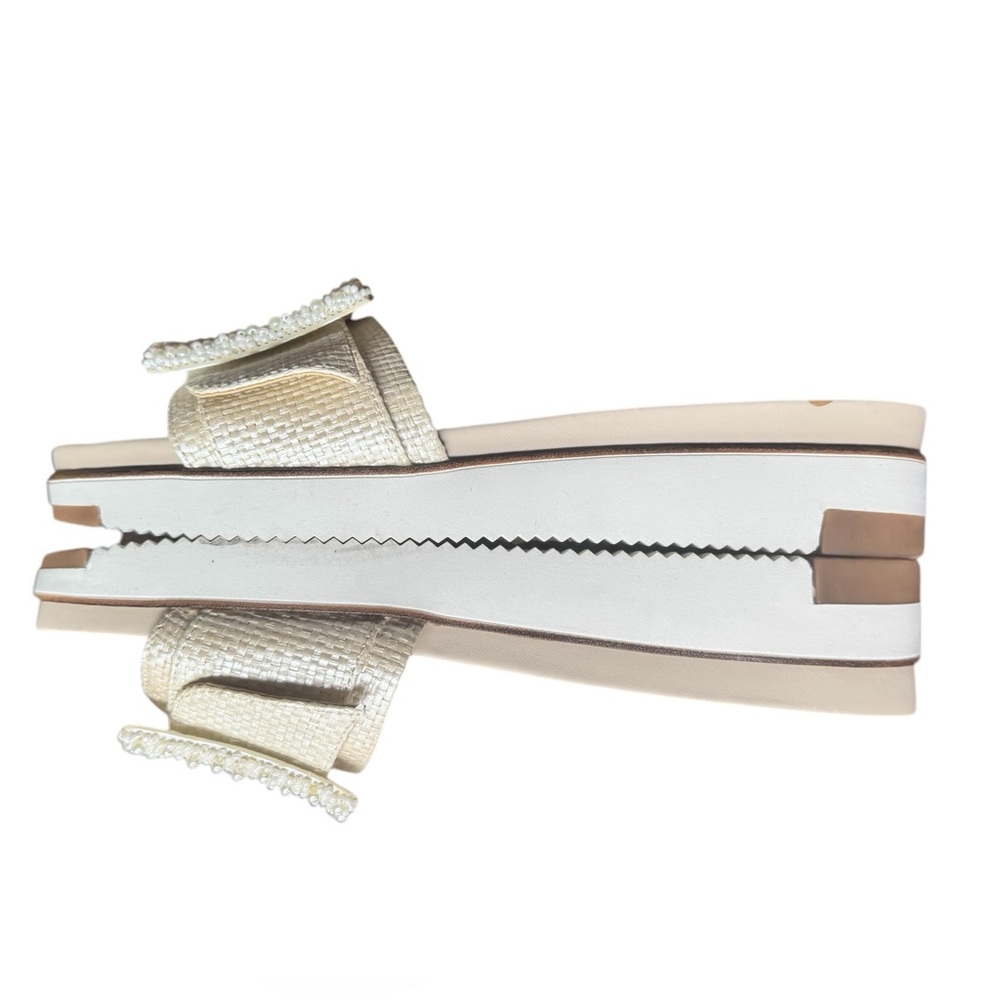 Sam Edelman Cream Slide Sandals - Picture 5 of 11